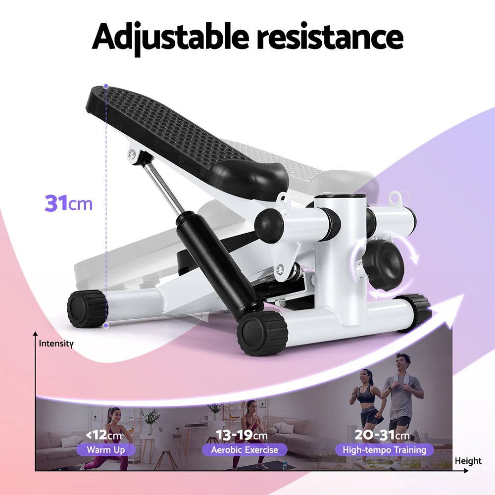 Mini Stepper with Resistance Rope Aerobic for Exercise Compact Home Work - Image 4