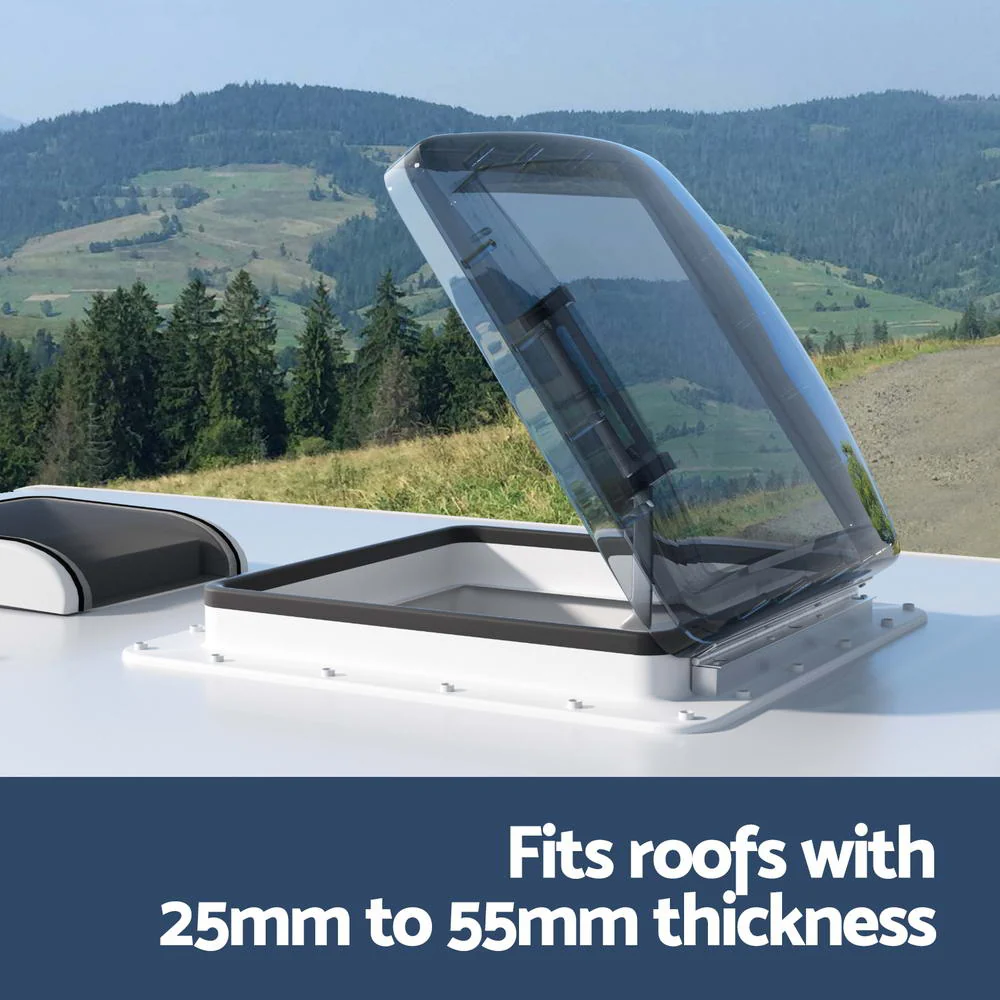 Caravan Roof Vent Air Exhaust Hatch RV Motorhome Camper White - Image 5