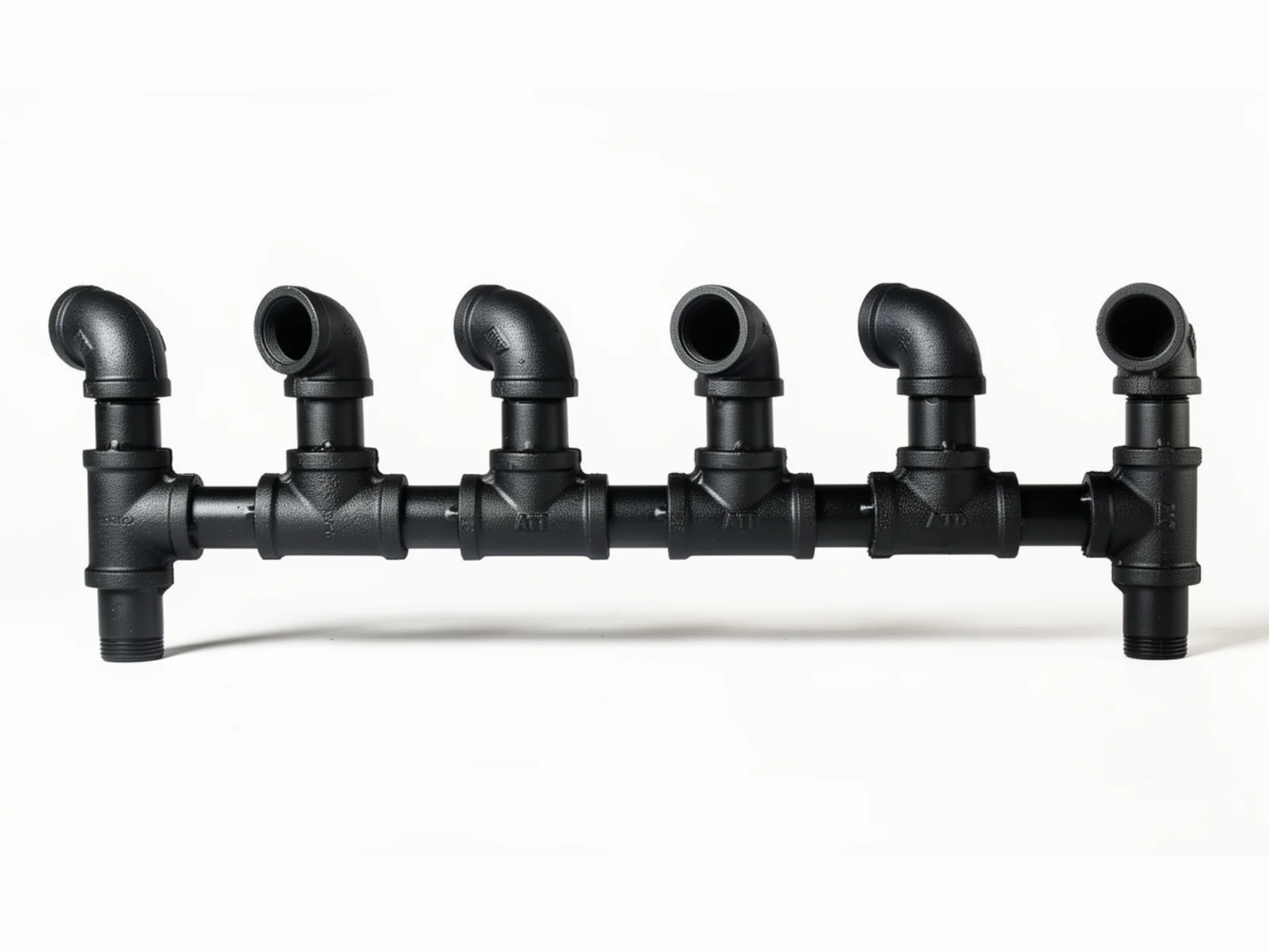 Wall-Mounted Pipe Wine Rack - 6 Bottle Holder - Image 4