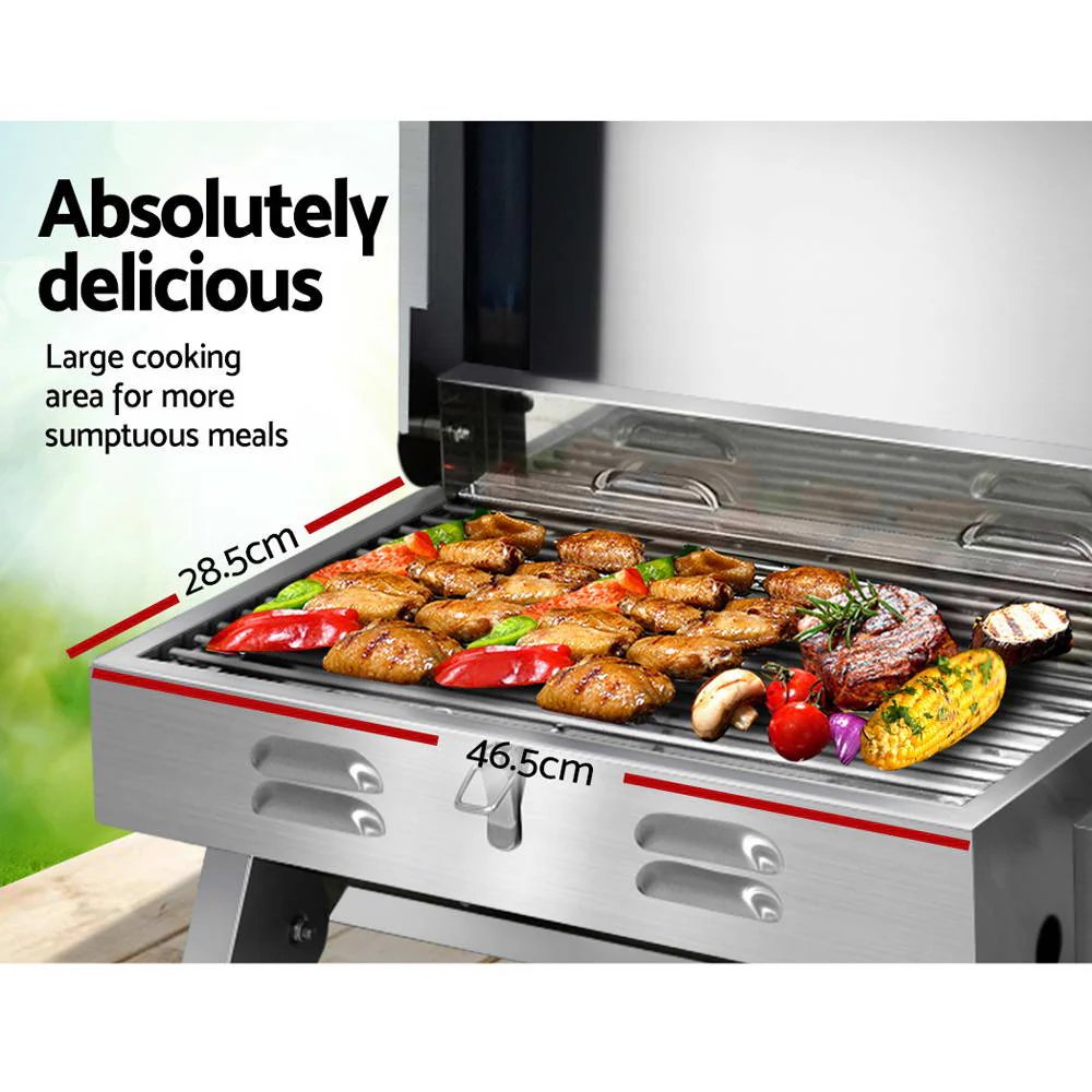 Portable Stainless Steel Gas BBQ Grill - Image 7