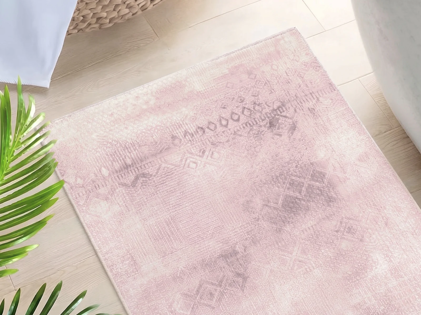 DS Printed Rug 200cm x 300cm - Maroon Brown - Image 4