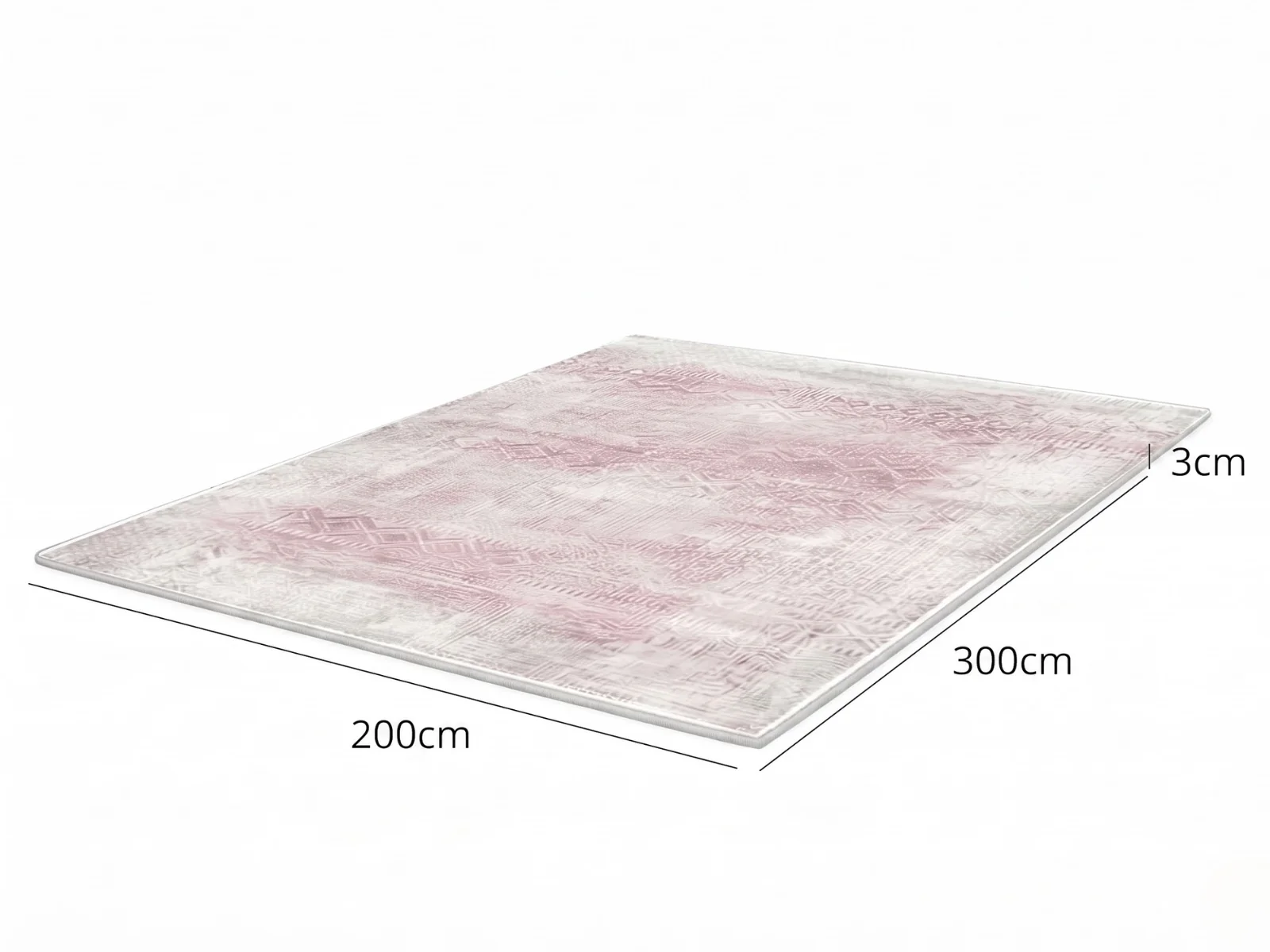 DS Printed Rug 200cm x 300cm - Maroon Brown - Image 7
