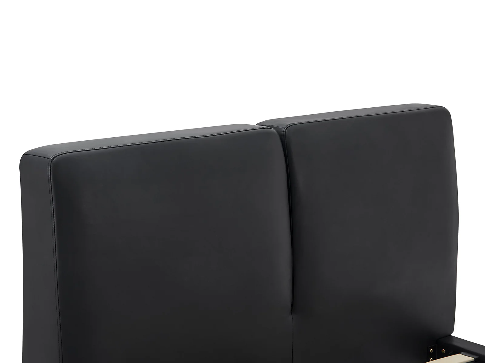 Priscilla PU Bed Frame Black & Boucle22 Mattress - Queen - Image 13