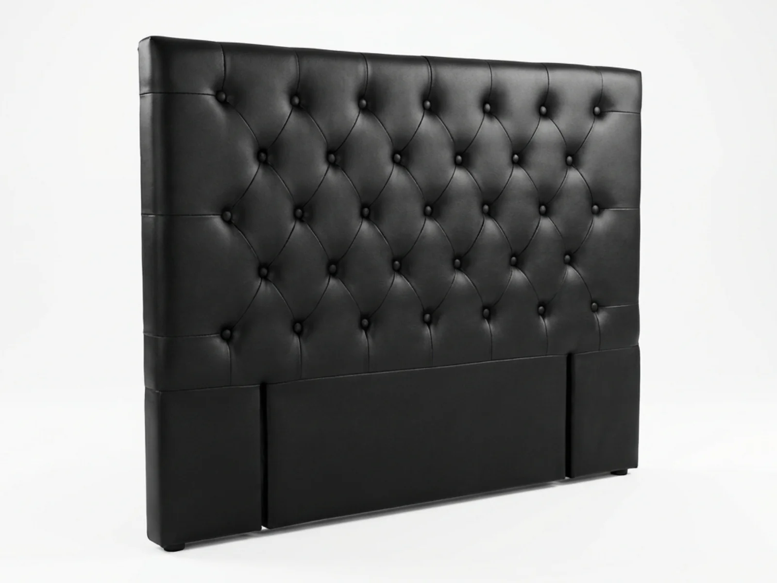 Raisa PU Headboard Black - Double - Image 4