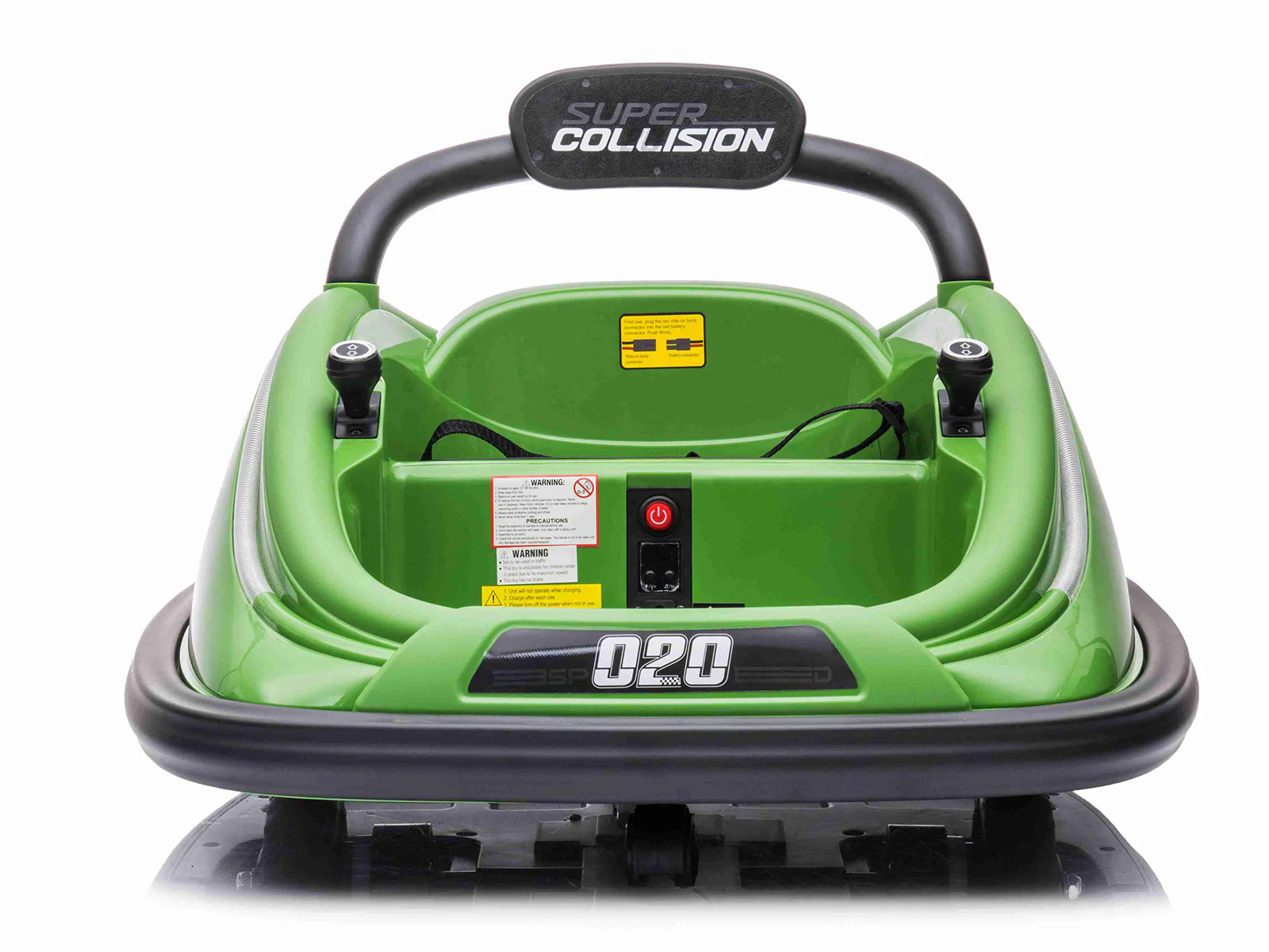 Kids Ride On Bumper Car - Green - Image 5