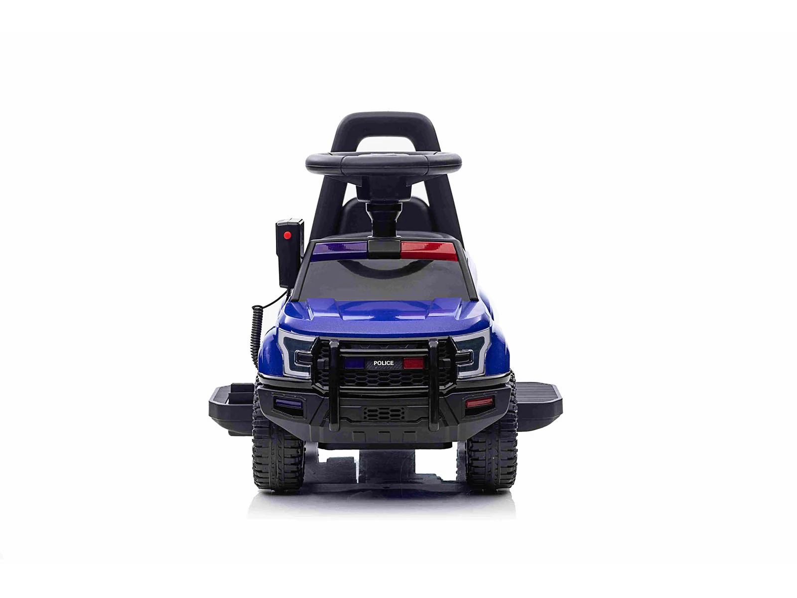 Kids Ride On Police Car - Blue - Image 4