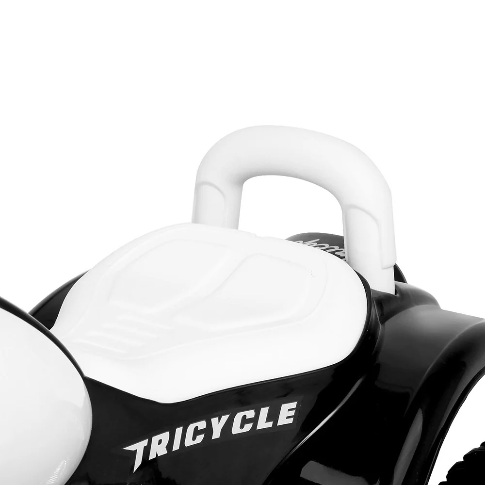 Kids Ride On Police Motorbike - Black - Image 5