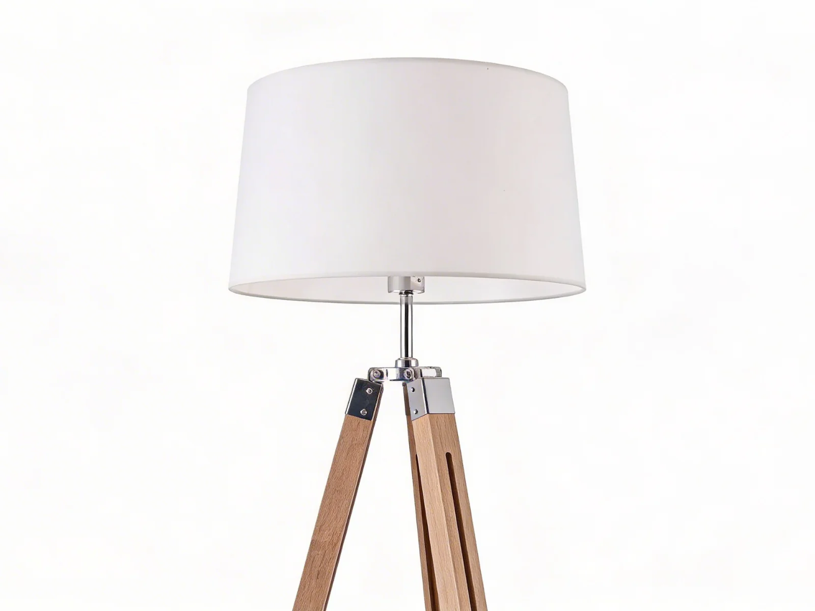 Skugga Tripod Floor Lamp with Cream Shade - Image 5