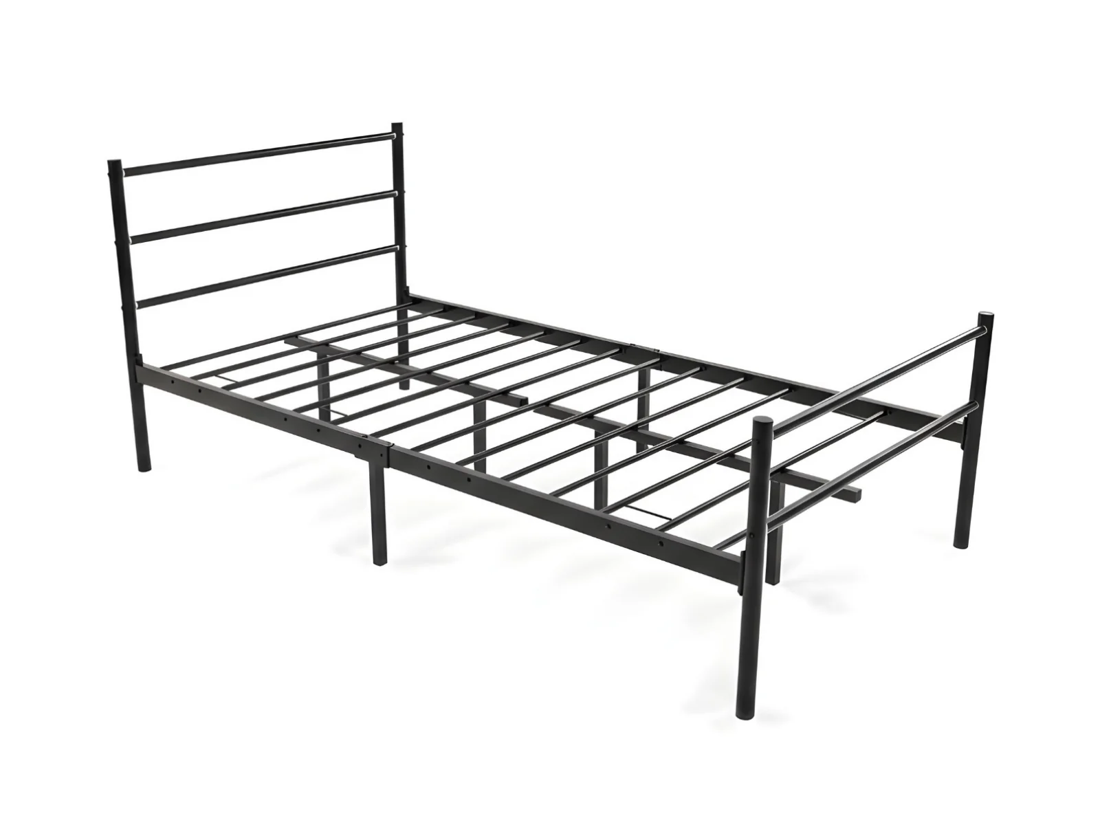 Sol Metal Bed Frame Black - King Single - Image 5