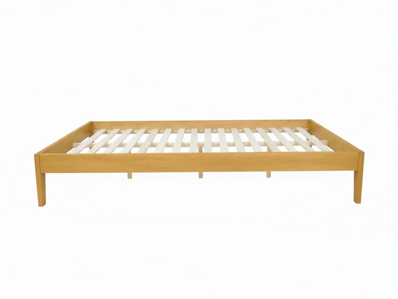 Sovo Bed Frame Oak - Double - Image 8