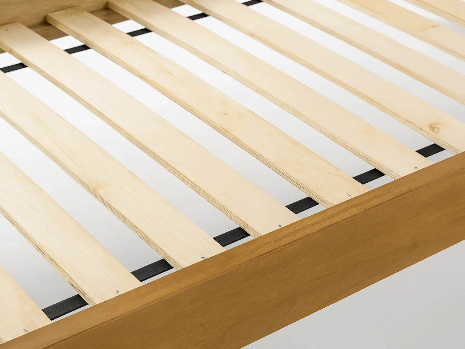 Sovo Bed Frame Oak - Double - Image 9