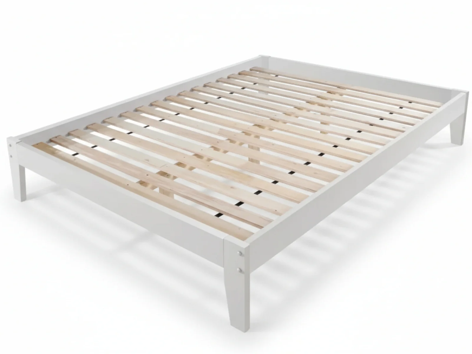 Sovo Bed Frame White - Queen - Image 5