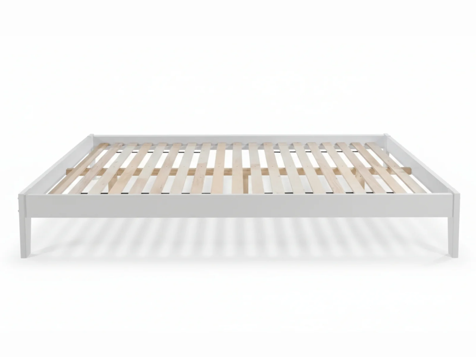 Sovo Bed Frame White - Queen - Image 7