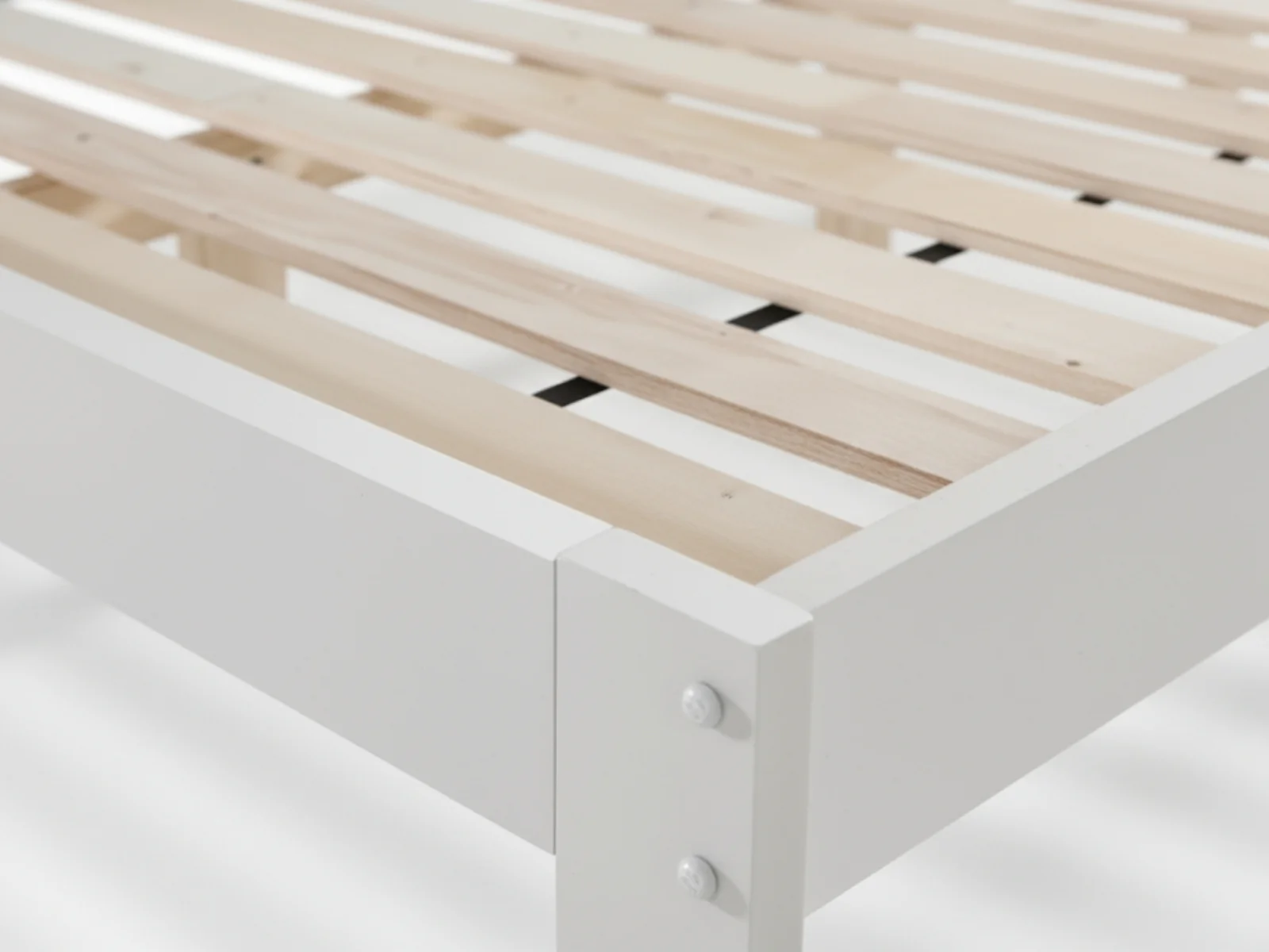 Sovo Bed Frame White - Queen - Image 8