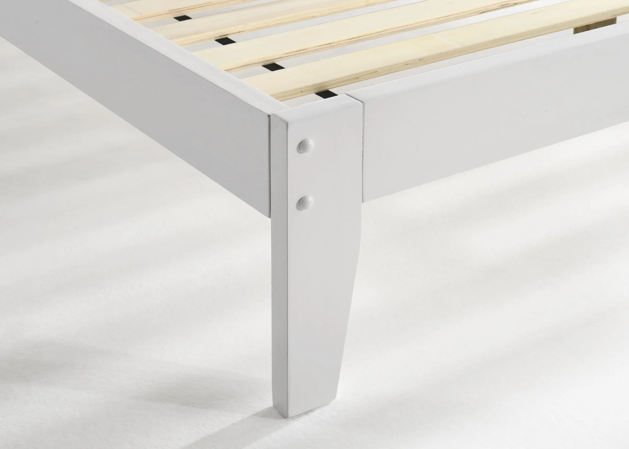 Sovo Bed Frame White & J32 Mattress - King Single - Image 12