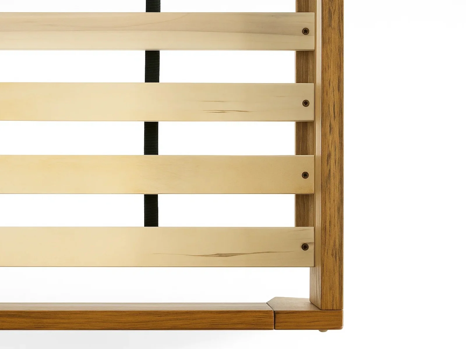 Sovo Bed Frame Oak - Double - Image 10
