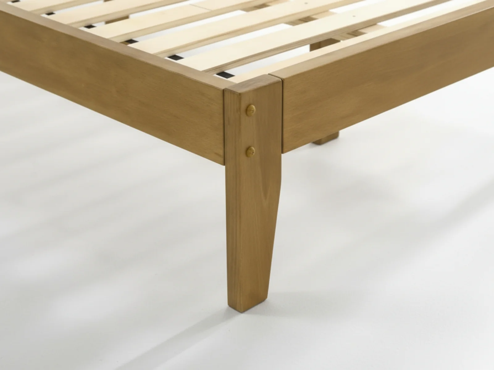 Sovo Bed Frame Oak - King Single - Image 10