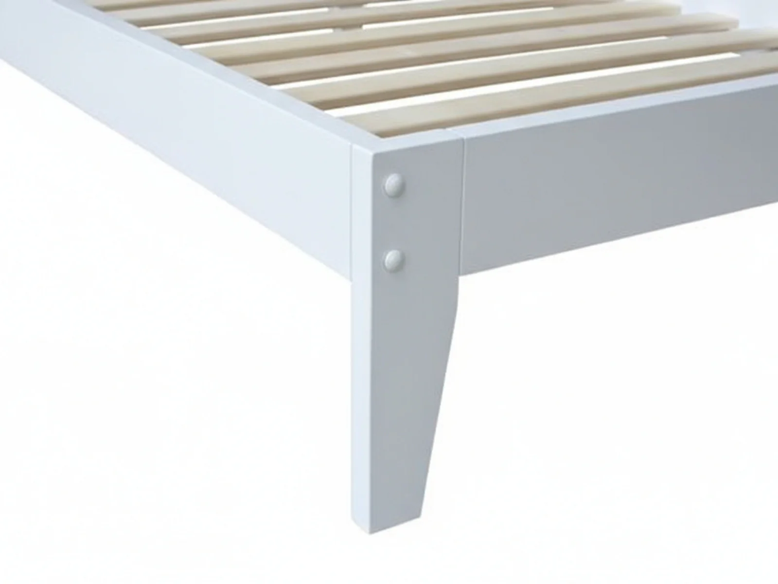 Sovo Bed Frame White - Single - Image 11