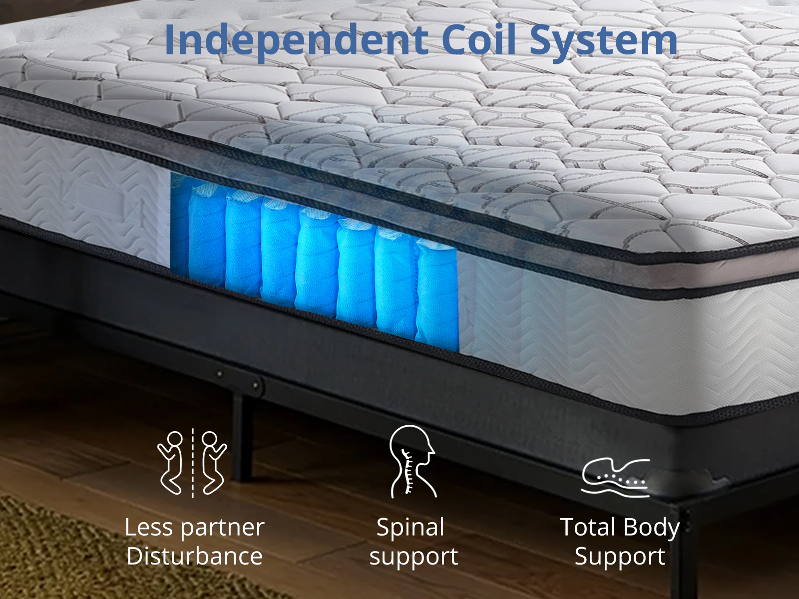 Euro Top Memory Foam Mattress GEL30 - Super King - Image 11