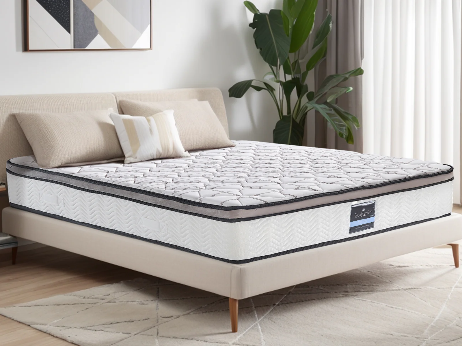 Euro Top Memory Foam Mattress GEL30 - Super King - Image 3