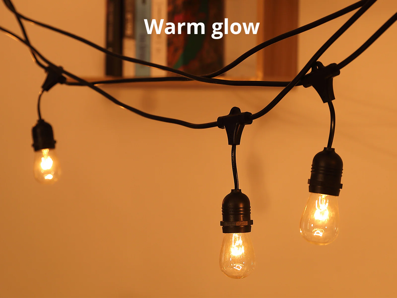 Suspended Socket Festoon Lights with Tungsten Bulbs - 17 m - Image 7