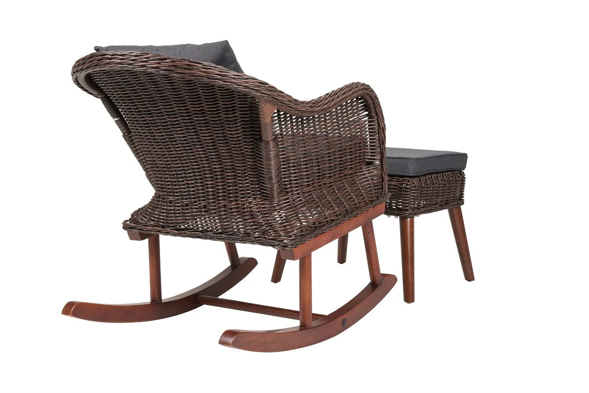 Cannes Rocking Chair with Foot Stool - Image 6