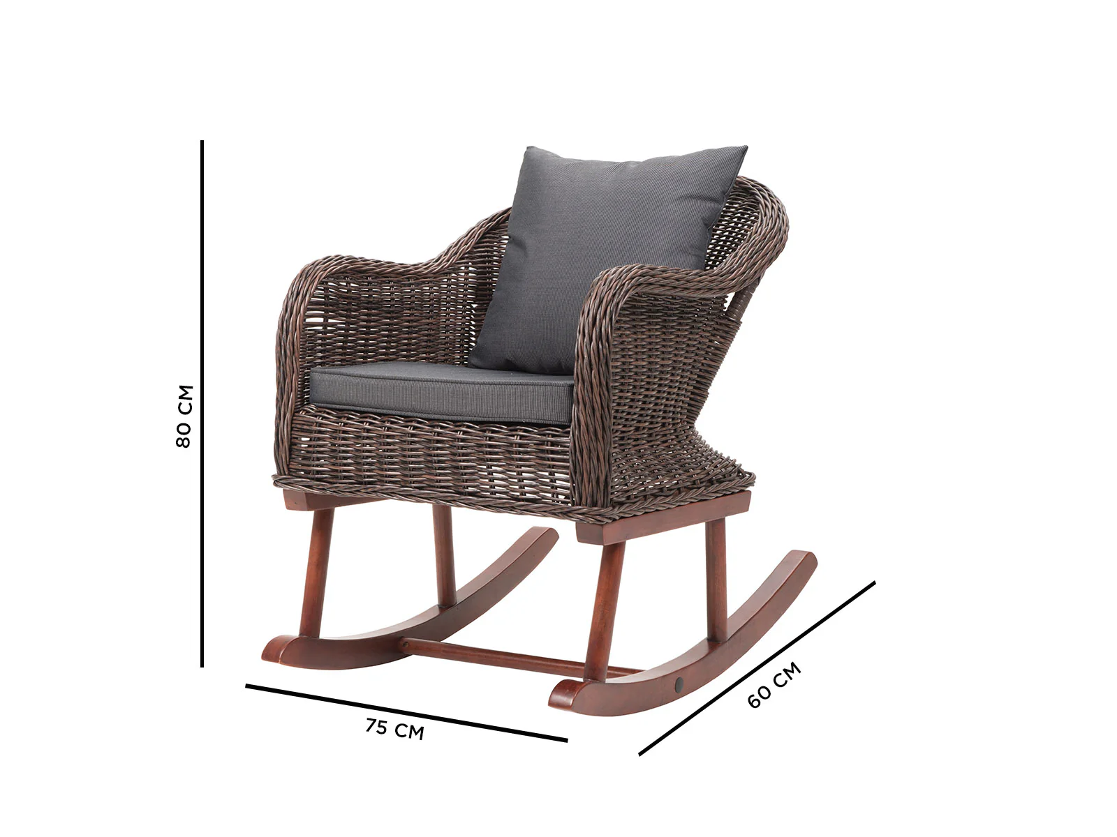 Cannes Rocking Chair with Foot Stool - Image 8