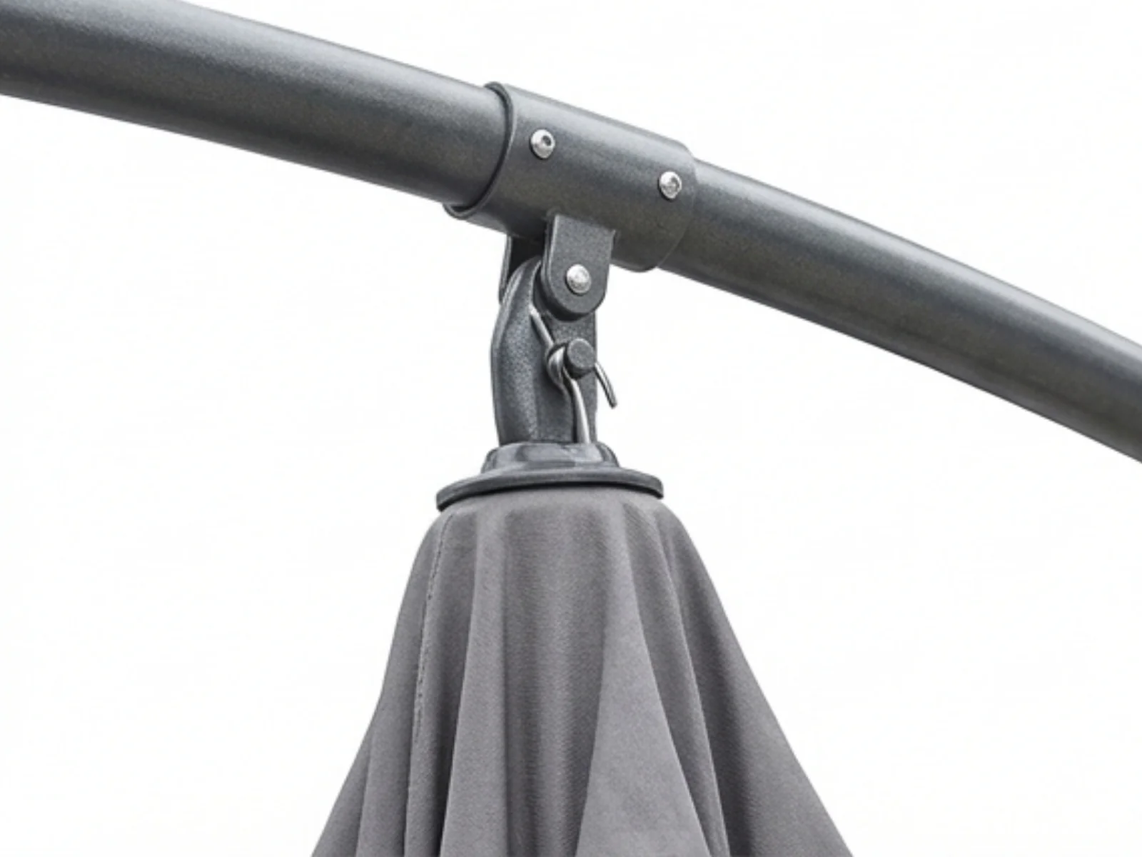 Grey Cantilever Patio Outdoor Umbrella - 3m - Image 7