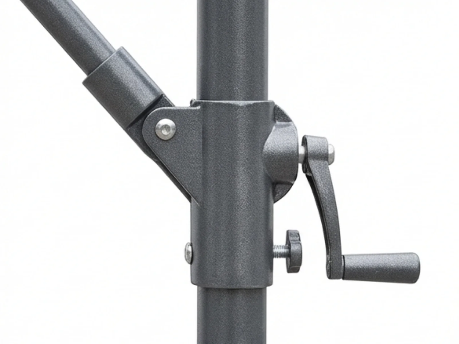 Grey Cantilever Patio Outdoor Umbrella - 3m - Image 9