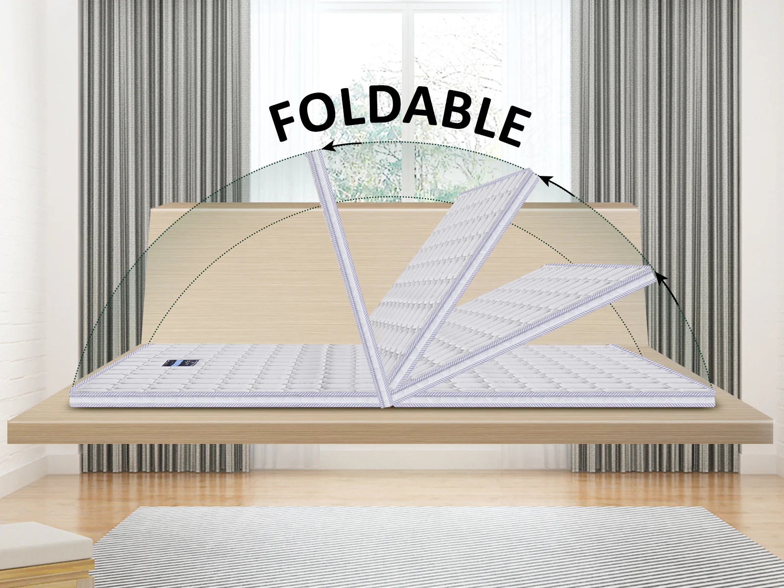 Cocoa Fibre Folding Mattress - Super King - Image 10