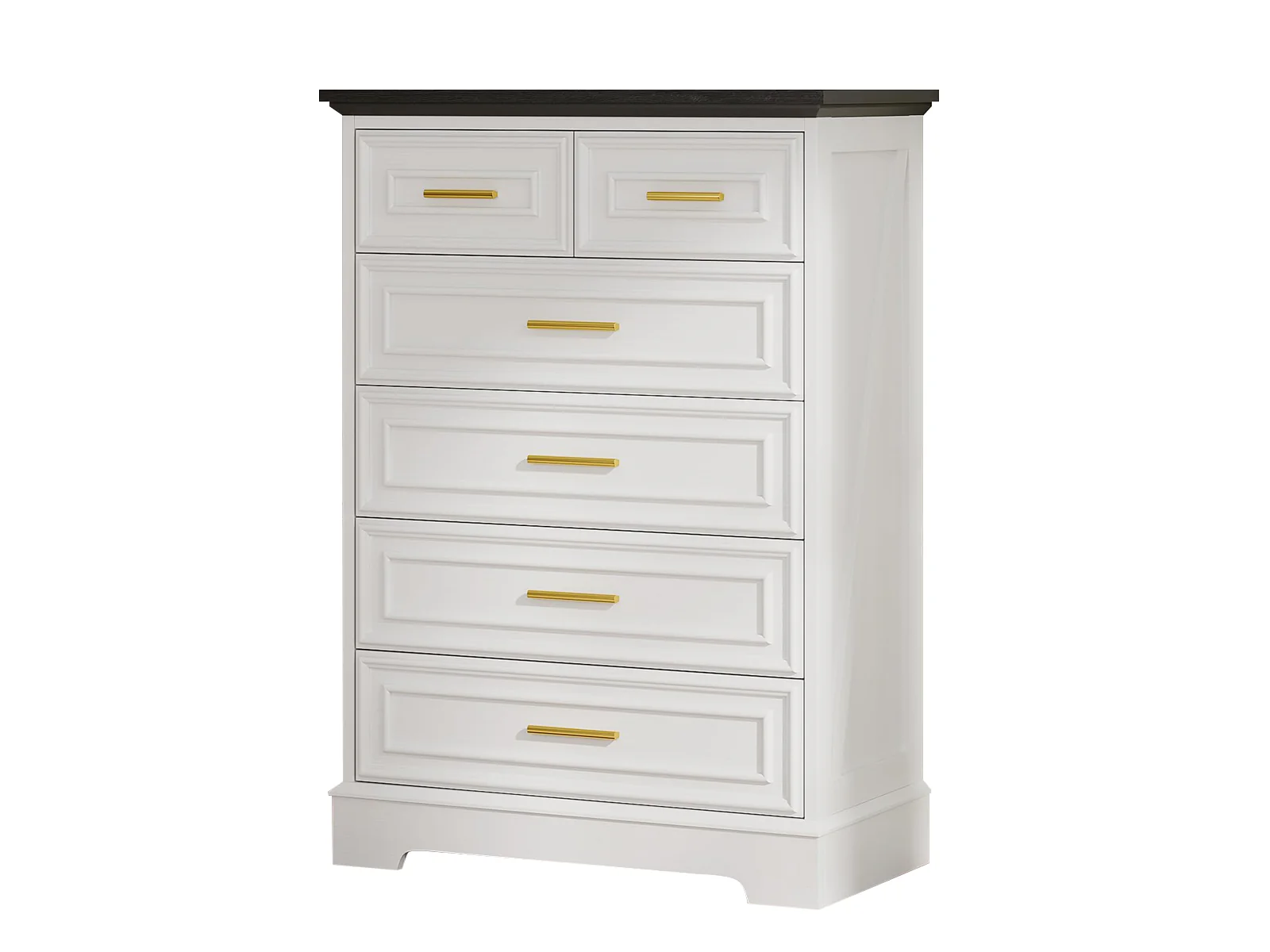 6-Drawer Dresser - White