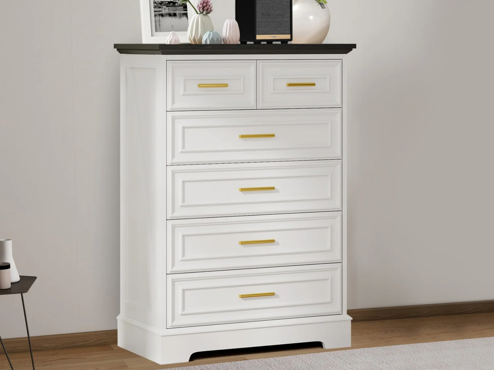 6-Drawer Dresser - White - Image 3
