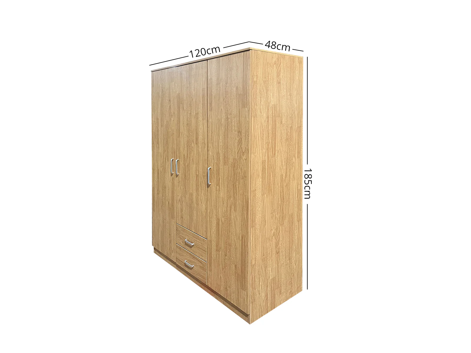 DS Evander 3 Doors Wardrobe With Drawers Upgraded - Image 3