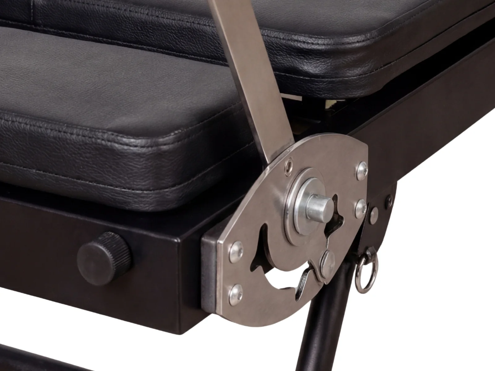Foldable Pilates Reformer With Headrest - Black - Image 10