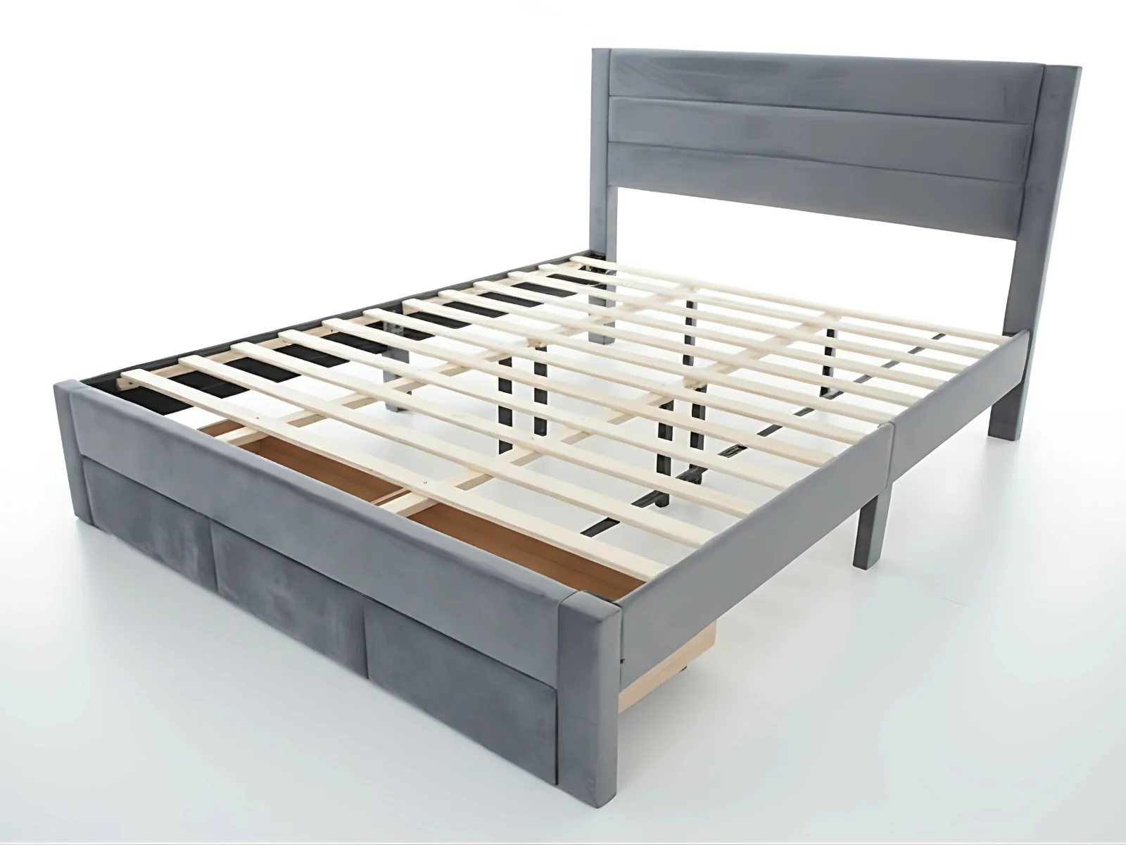 Heloise Bed Frame With Drawer - King - Image 5