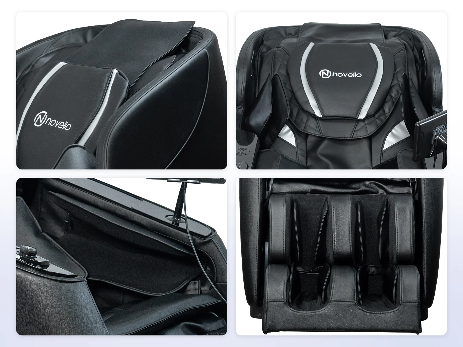 Massage Chair with Touch Screen GMSL1 - Black - Image 12