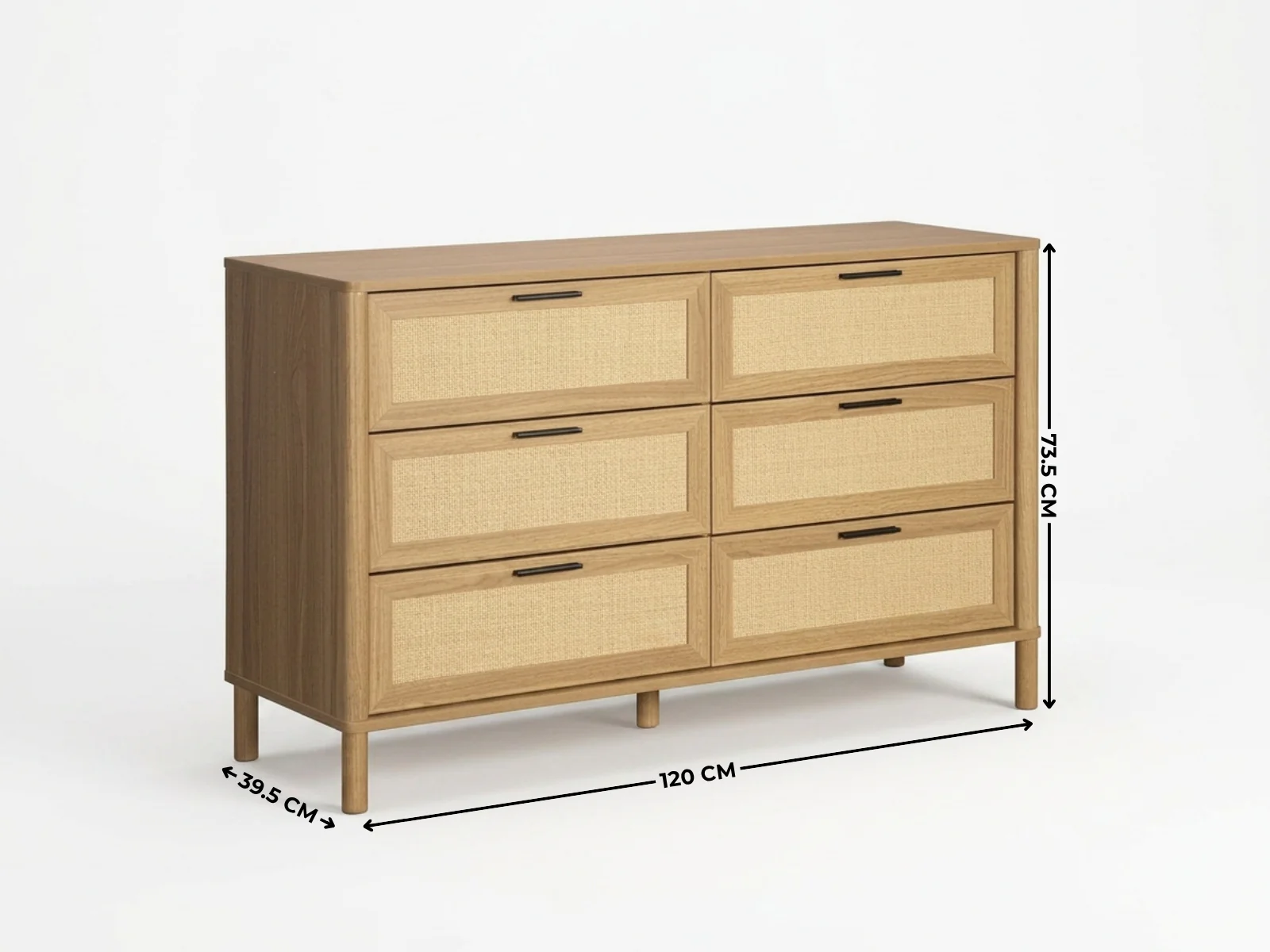 Naturlig Plus 6-Drawer Lowboy - Image 10