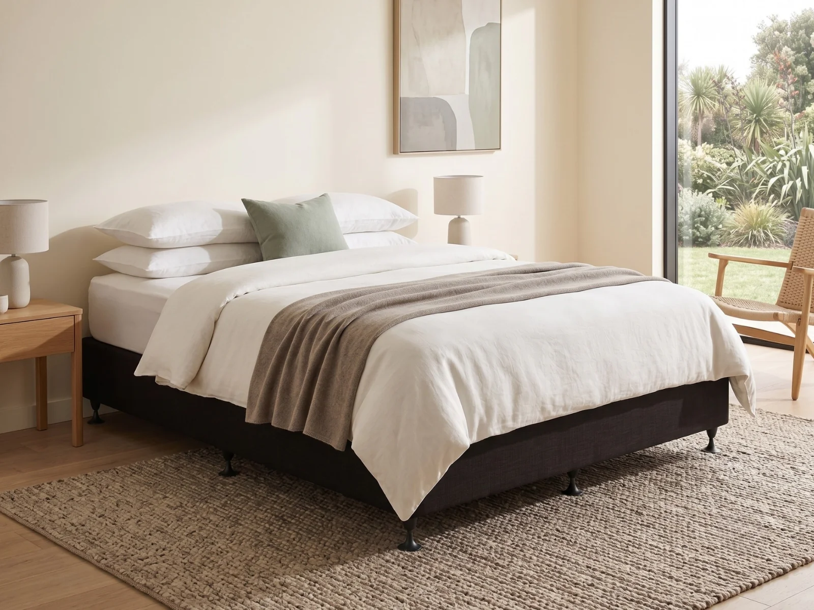 DS NZ Made SW Bed Base Black - Double - Image 2