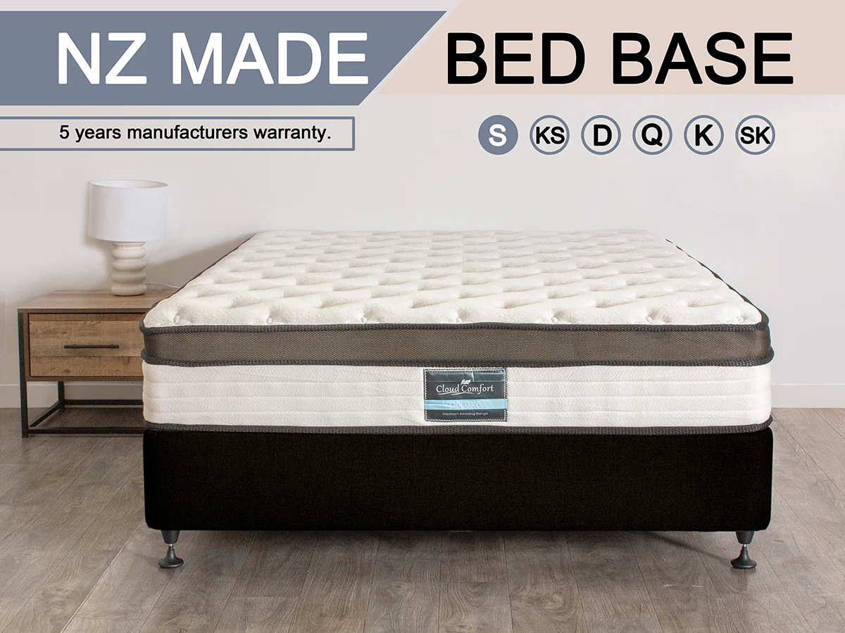 DS NZ Made SW Bed Base Black - King Single - Image 3