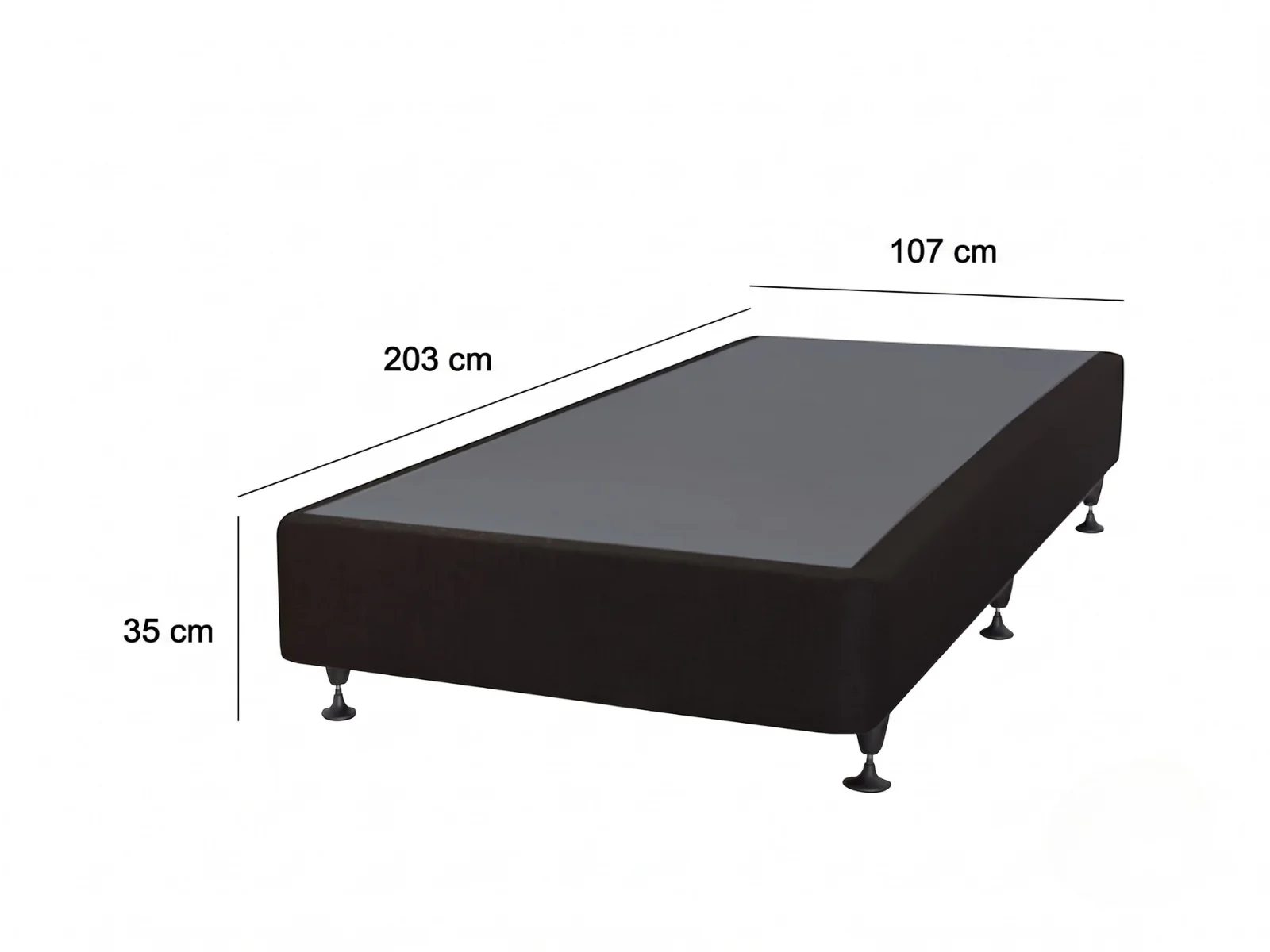 DS NZ Made SW Bed Base Black - King Single - Image 7