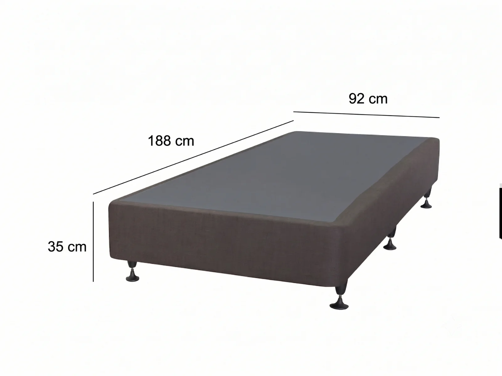 DS NZ Made SW Bed Base Slate - Single - Image 7