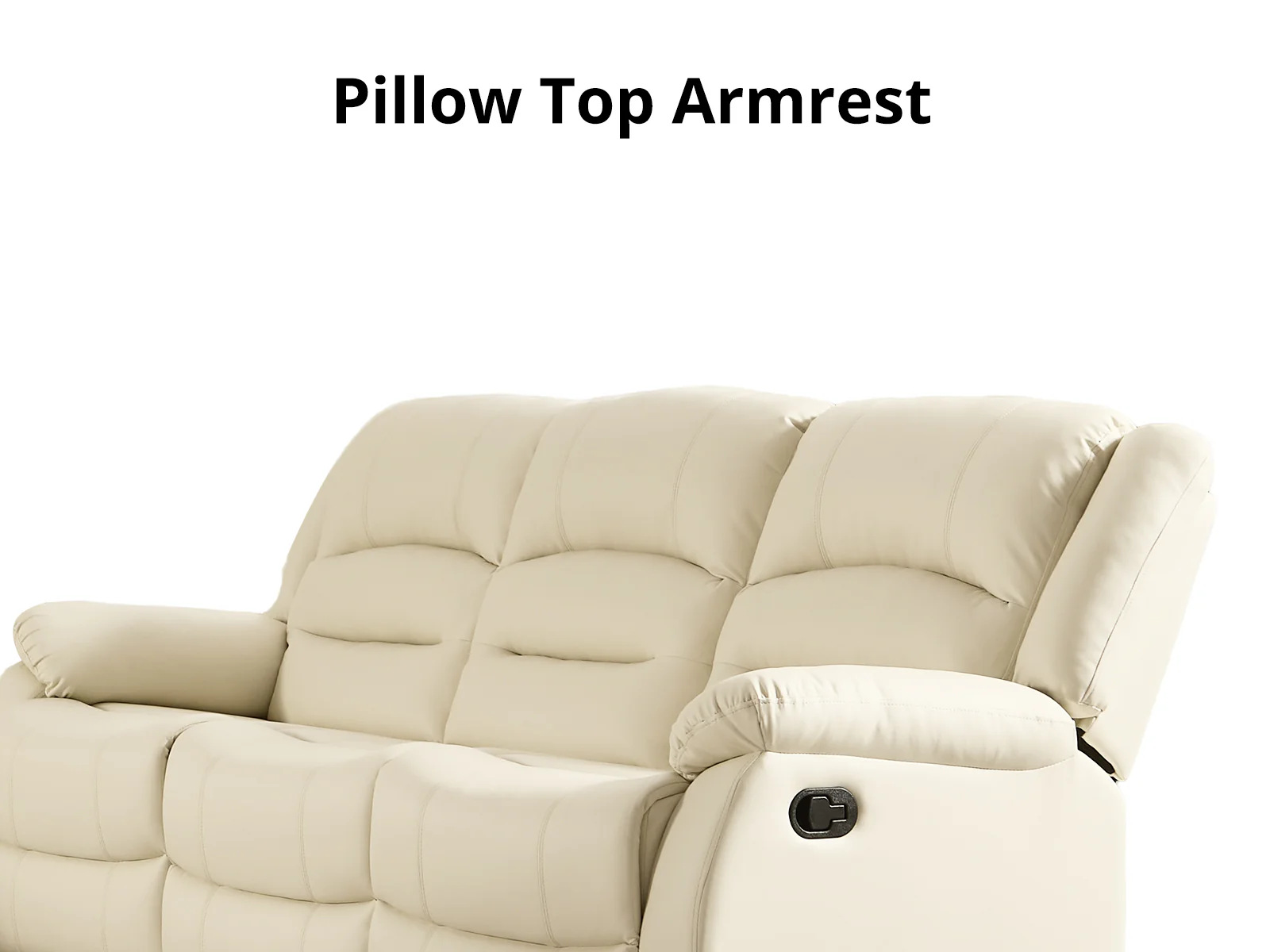 Porter Manual Recliner Sofa Set - Beige - Image 5