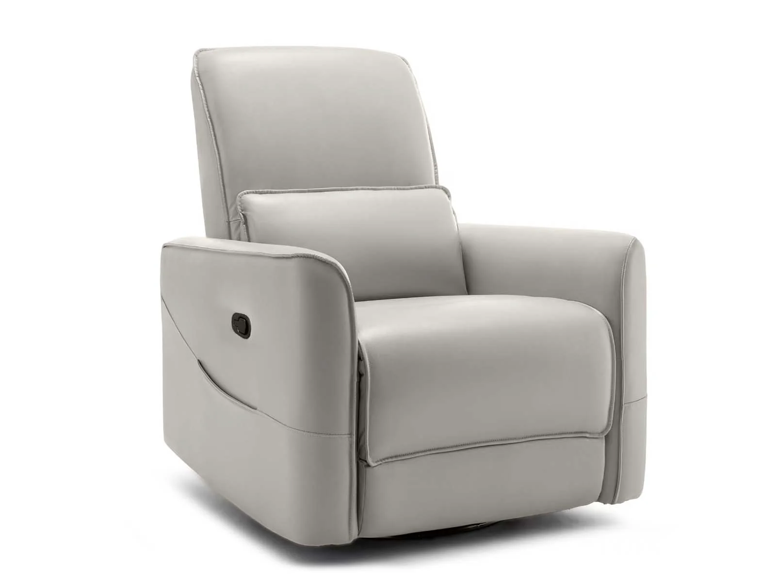 Rodger Air Leather Manual Recliner Chair - Beige