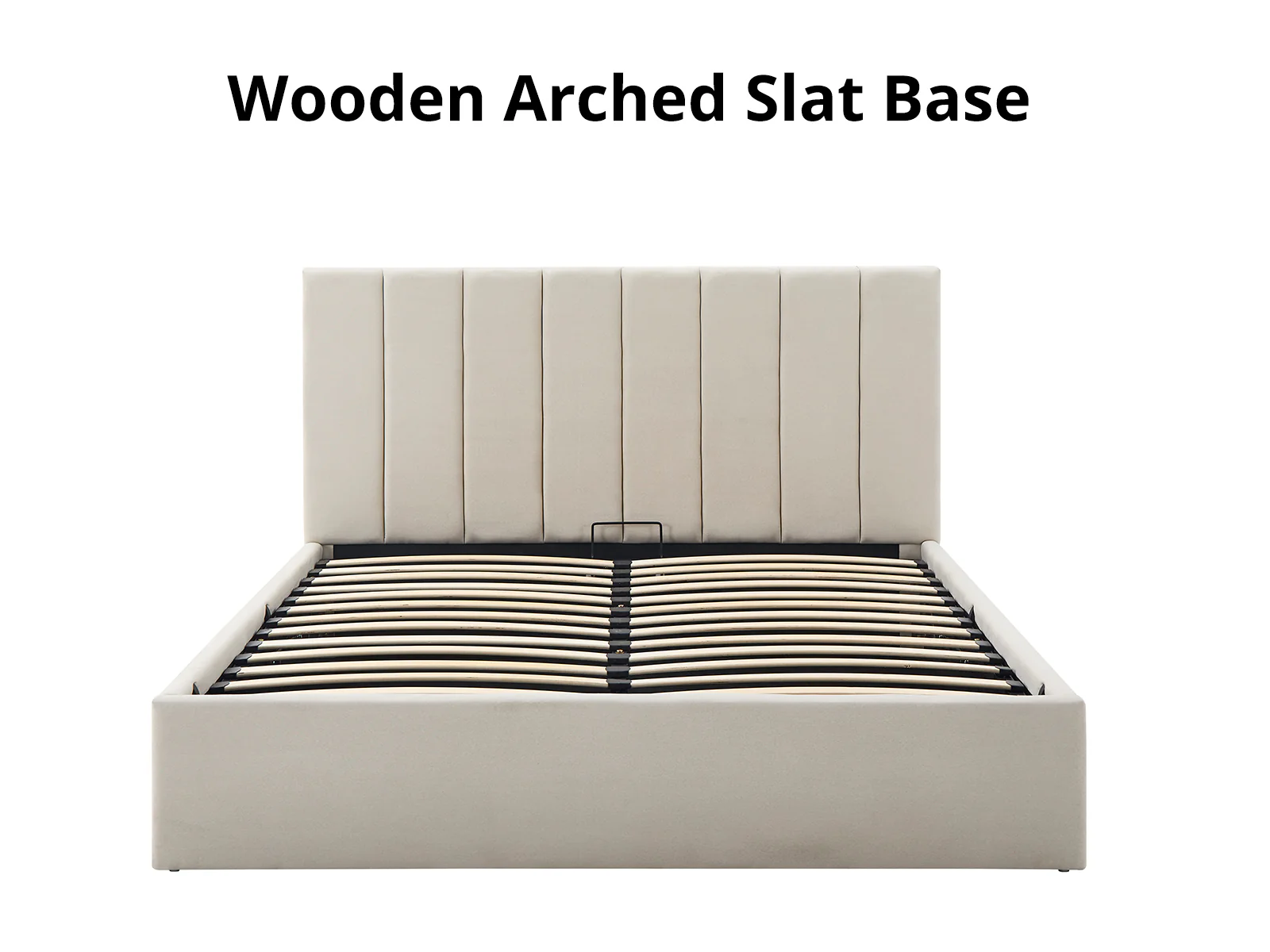 Shawnee Storage Bed Frame Beige - Queen - Image 9