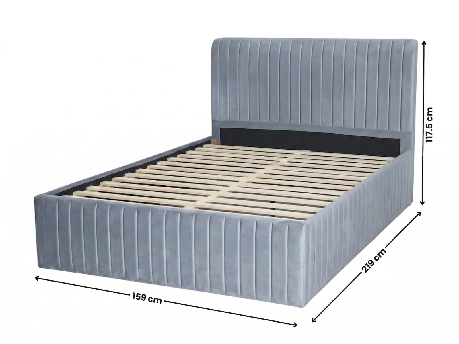 Wairoa Bed Frame with Drawers - Double - Image 9