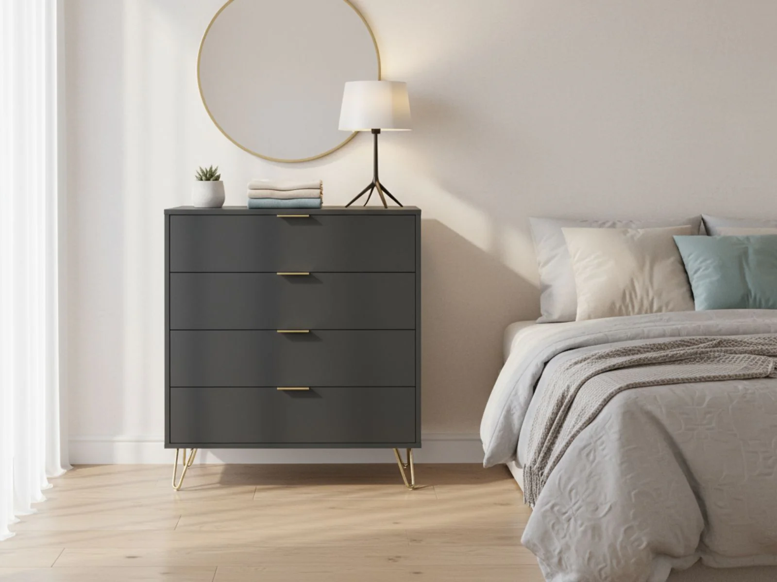 Zinnia 4-Drawer Tallboy - Image 2
