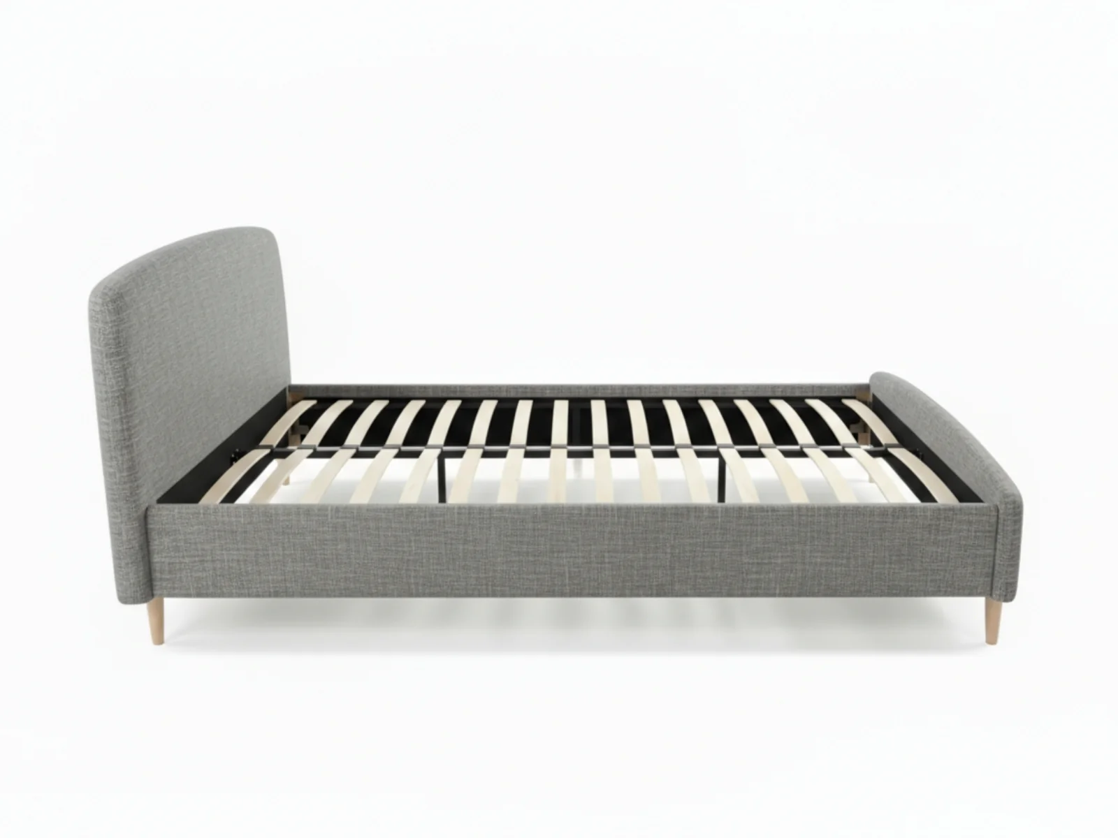 Zion Bed Frame Grey - Queen - Image 8