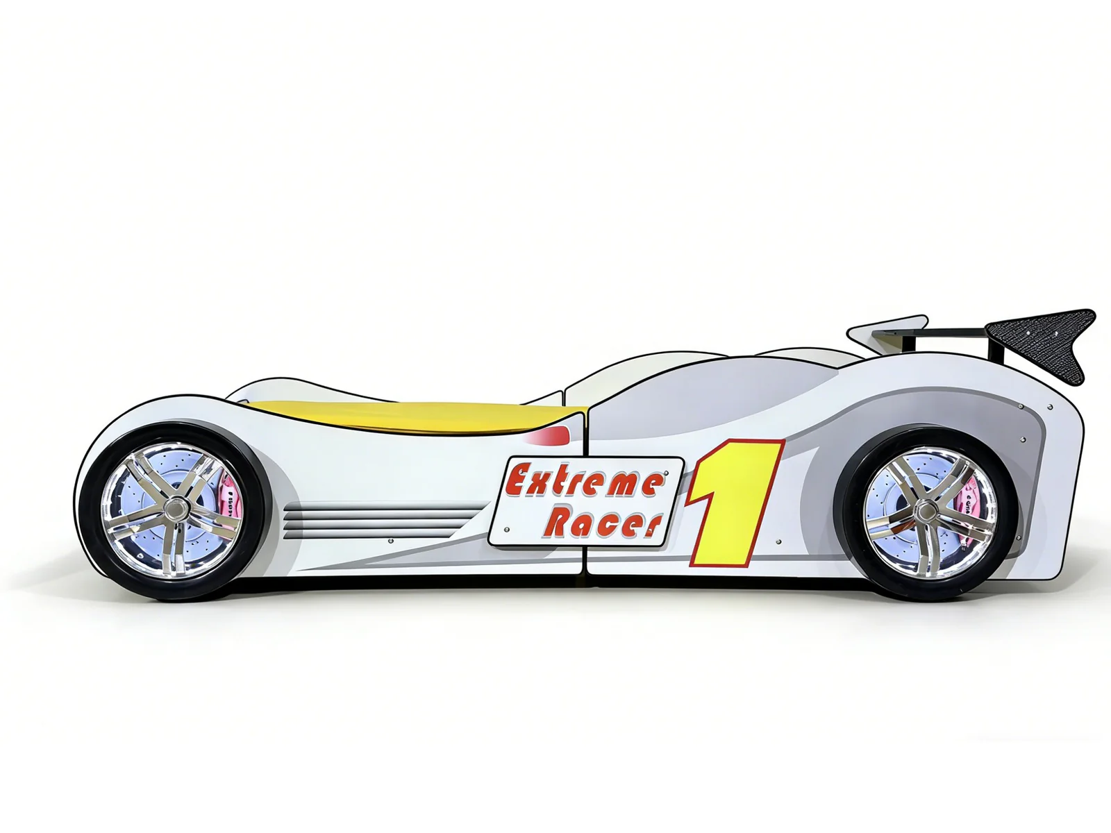 Extreme Racing Car Bed White - Single - Image 7
