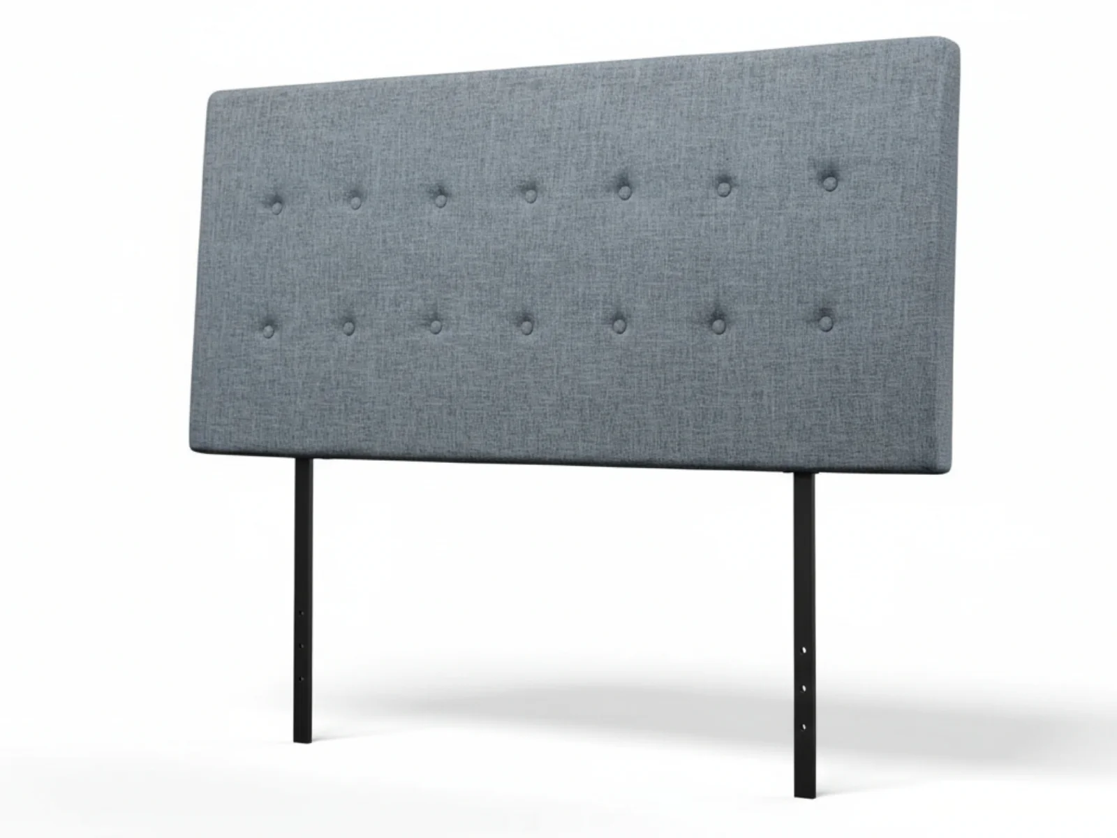 Freddy Linen Headboard Bluish Grey - Super King - Image 5
