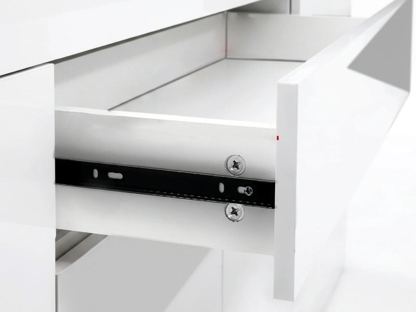 Glansig White Buffet Table - 180 cm - Image 9
